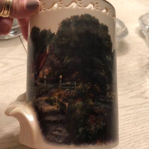 Thomas Kinkade  votive lighthouse wave